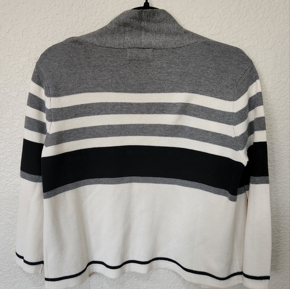 Liz Claiborne Stripped Sweater - Picture 2 of 3